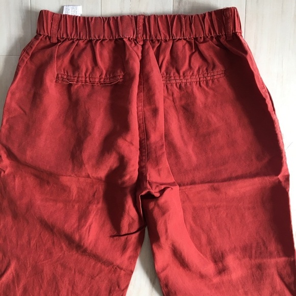 Pull & Bear Copper Red Relax Fit Ankle Pants - Picture 5 of 5